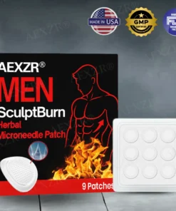 AEXZR® Men SculptBurn Herbal Microneedle Patch