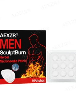 AEXZR® Men SculptBurn Herbal Microneedle Patch