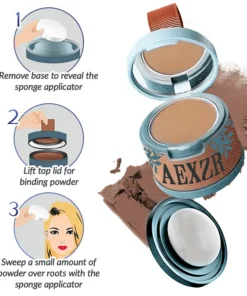 Aexzr™ Premium Hairline Coverage Touch Up Powder