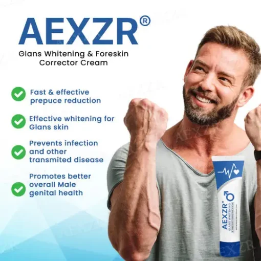 AEXZR® Glans Whitening & Foreskin Corrector Cream