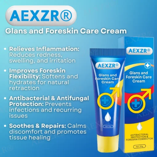 AEXZR® Glans and Foreskin Care Cream