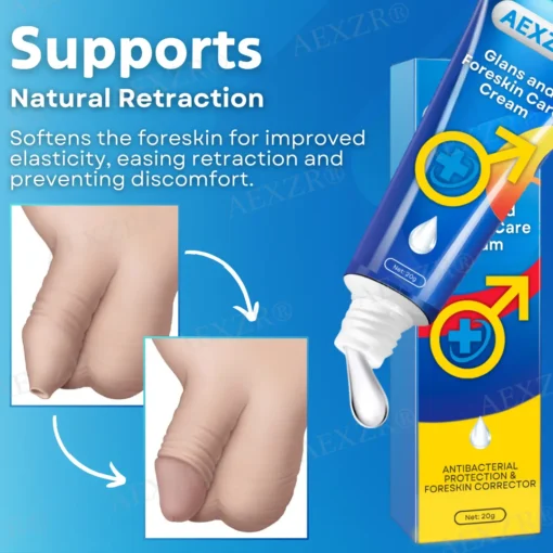 AEXZR® Glans and Foreskin Care Cream