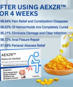 AEXZR™ Natural Herbal Strength Hemorrhoid Capsules