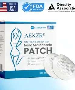 AEXZR® SMGT-GLP1 & Matrixyl 3000 Nano Microneedle Patch