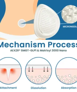 AEXZR® SMGT-GLP1 & Matrixyl 3000 Nano Microneedle Patch