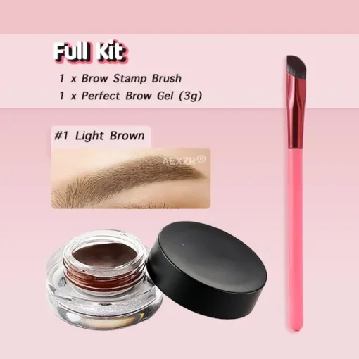 Aexzr® 4D Hair Stroke Brow Stamp Brush