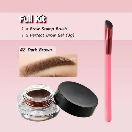 Aexzr® 4D Hair Stroke Brow Stamp Brush