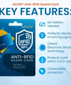 AEXZR® Anti-RFID Guard Card