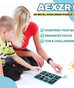 AEXZR® 3D Metal Challenge Puzzle Toy
