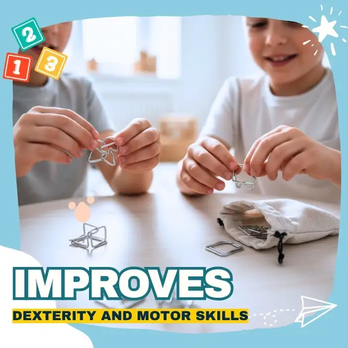 AEXZR® 3D Metal Challenge Puzzle Toy