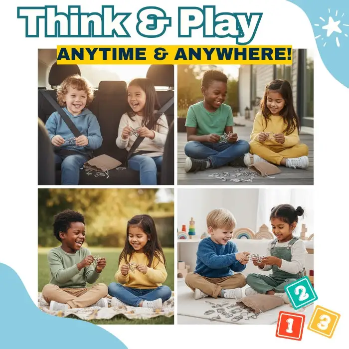 AEXZR® 3D Metal Challenge Puzzle Toy