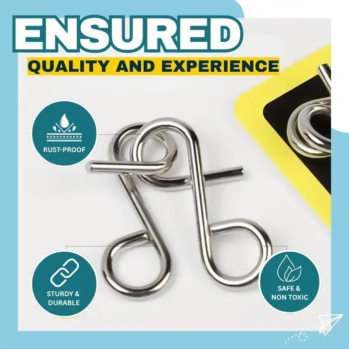 AEXZR® 3D Metal Challenge Puzzle Toy