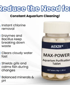 AEXZR® Max-Power Aquarium Purification Tablet