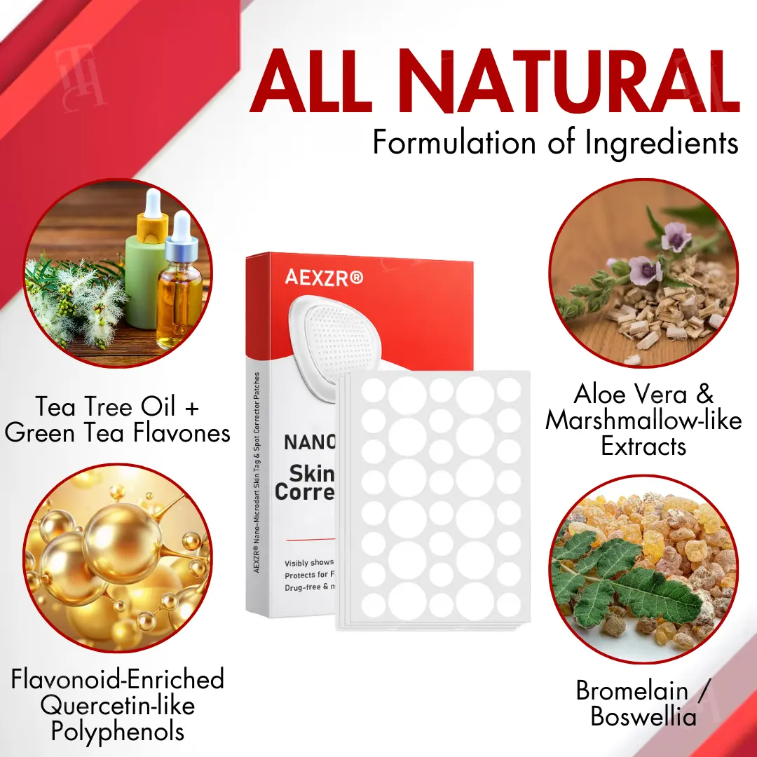 AEXZR® Nano-Microdart Skin Tag & Spot Corrector Patches