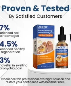 AEXZR® Bio-Active Deep Penetration System for Nail Fungus