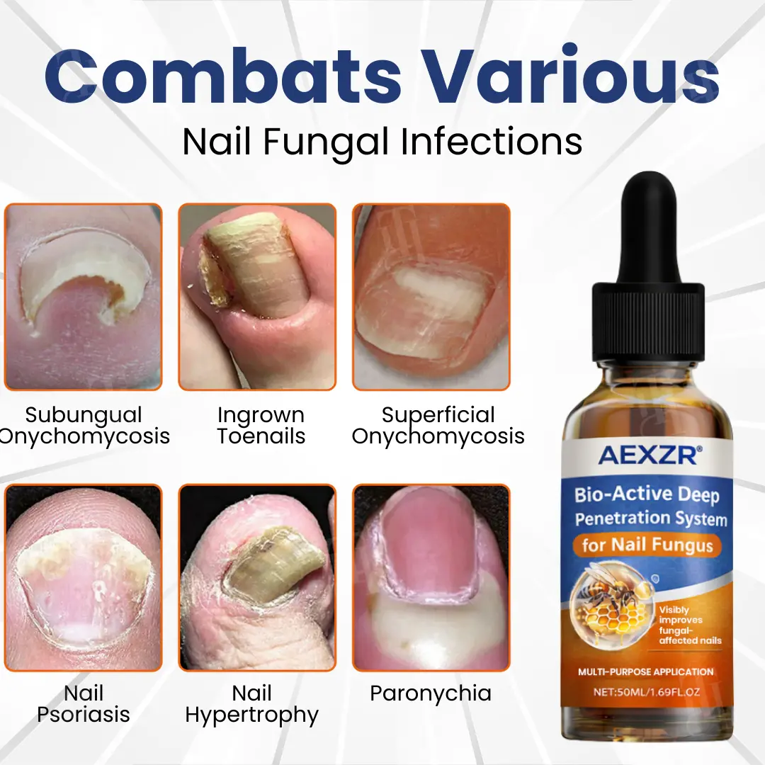AEXZR® Bio-Active Deep Penetration System for Nail Fungus