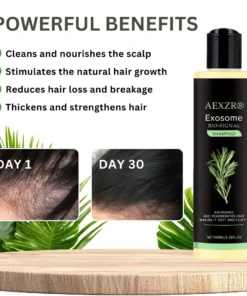 AEXZR® Clinical Exosome Therapy Shampoo Bio-Signal Hair Regrowth System