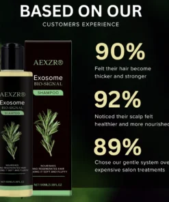 AEXZR® Clinical Exosome Therapy Shampoo Bio-Signal Hair Regrowth System