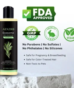 AEXZR® Clinical Exosome Therapy Shampoo Bio-Signal Hair Regrowth System