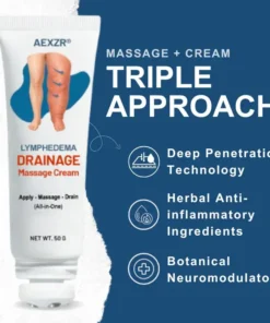 AEXZR® LYMPHEDEMA Drainage Massage Cream