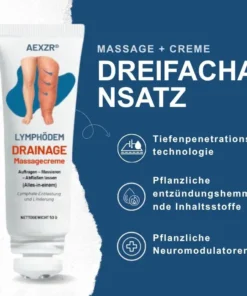 AEXZR® LYMPHÖDEM-Drainage-Massagecreme