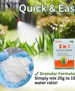 AEXZR® 2-in-1 Max Power Herbicide is 50 OFF for a limited time Strong results, better value