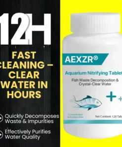 AEXZR® Aquarium Nitroglycerin. - Fish. Clear and bright water
