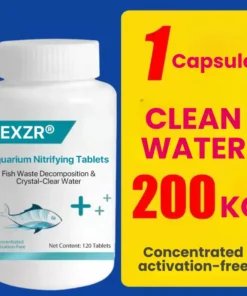 AEXZR® Aquarium Nitroglycerin. - Fish. Clear and bright water