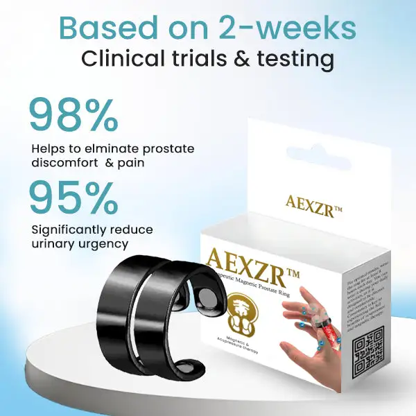 AEXZR™ Therapeutic Magnetic Prostate RingQuiet Nights, Brighter Days Ahead