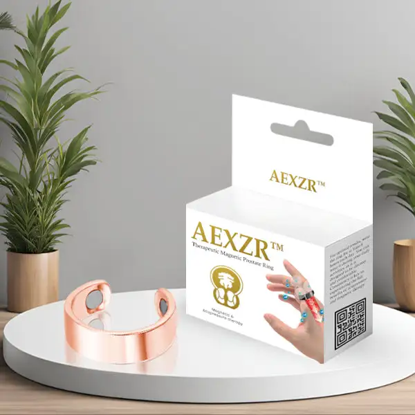 AEXZR™ Therapeutic Magnetic Prostate RingQuiet Nights, Brighter Days Ahead