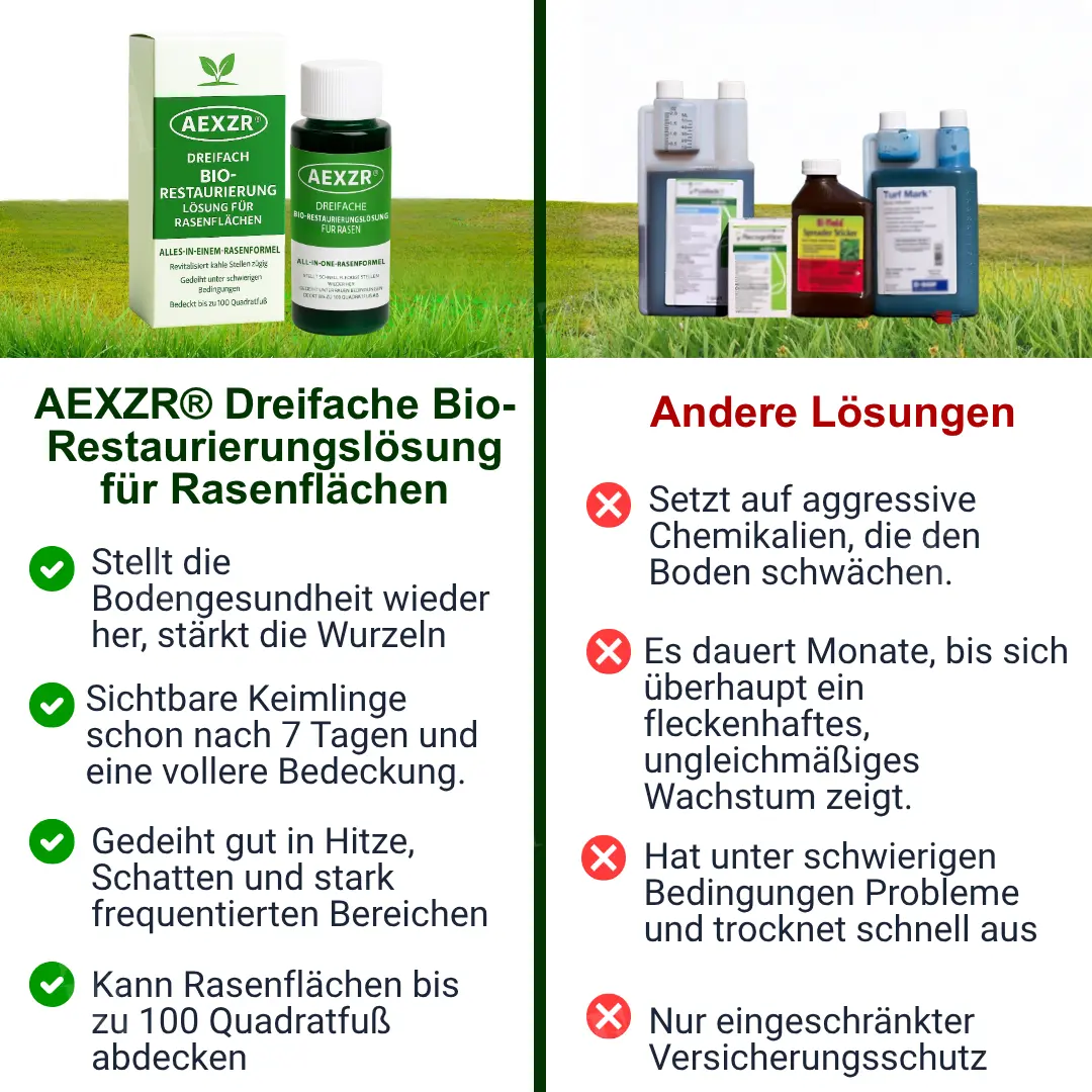 AEXZR® Dreifache Bio-Restaurierungslösung für Rasen