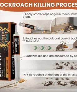 AEXZR® RoachBane Gel Bait Eliminate Roaches in 24 Hours
