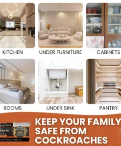 AEXZR® RoachBane Gel Bait Eliminate Roaches in 24 Hours