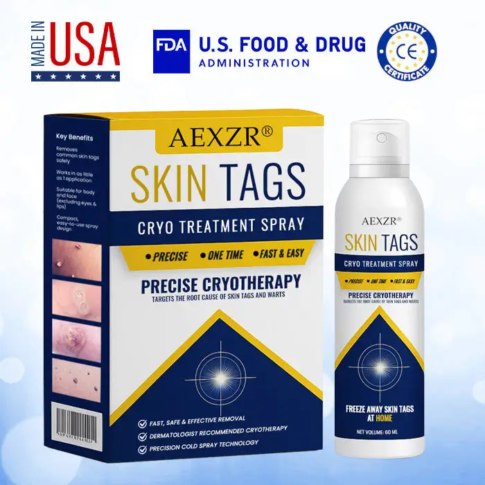 AEXZR® cryotherapy Spray: Quick removal of warts and corneas - results visible in 7 days