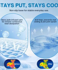 AEXZR® Advanced Ortho-Cool Pet Mat | Thermochromic Safe Cooling Pad