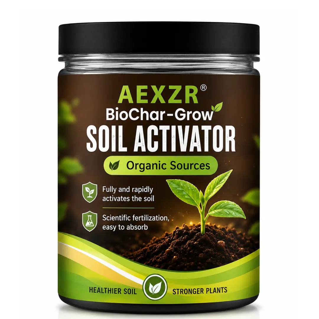 AEXZR® BioChar-Grow Soil Activator