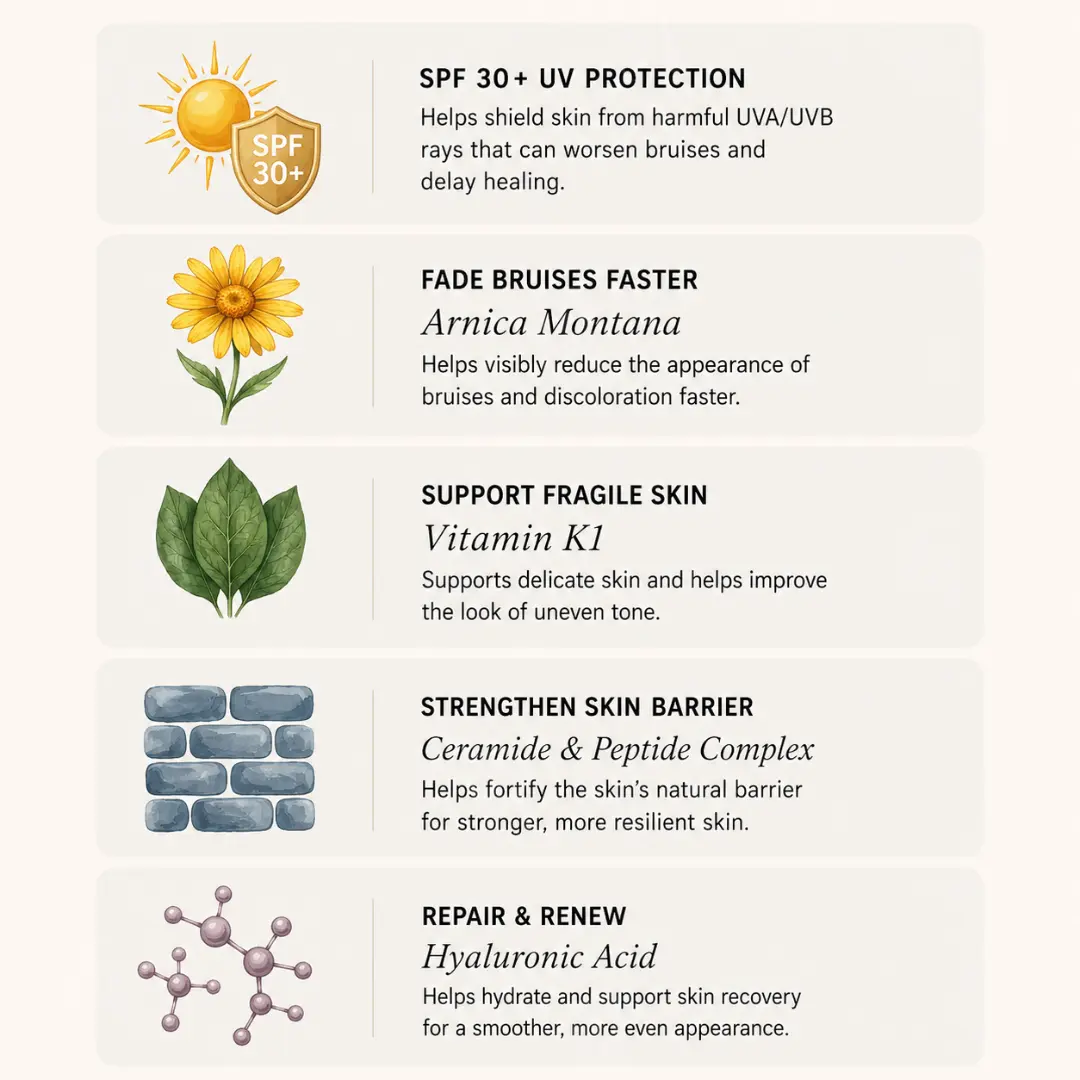 AEXZR® Bruise Repair + SPF 30 Skin-Strengthening Cream