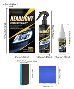 AEXZR® Professional Headlight Polish and Sealant Kit